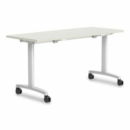 UNIONSCALE WORKPLACE2.0 NESTING TRAINING TABLE, RECTANGULAR, 24 X 29.5 X 60, SILVER MESH 24393616